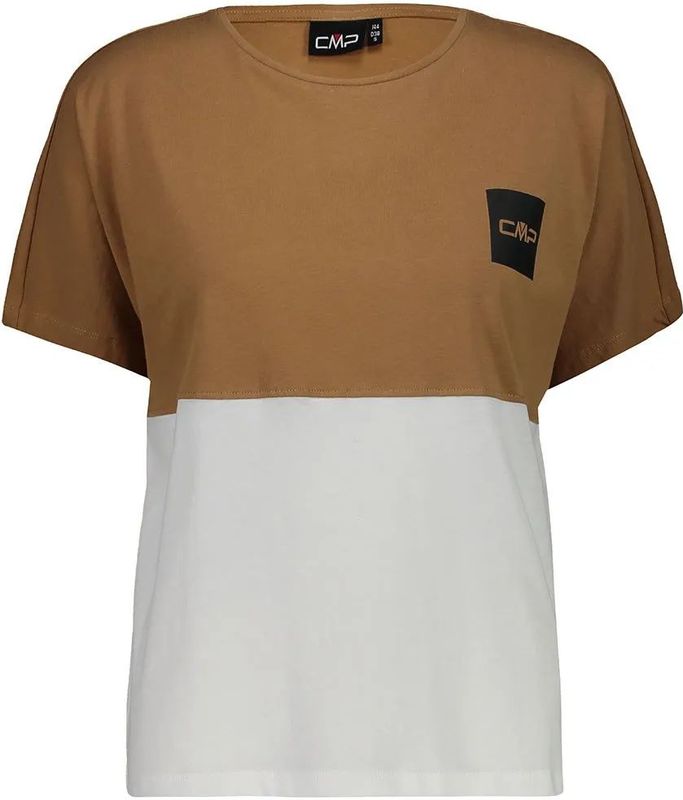 CMP - T-shirt - Dames - 100% Katoen - Off-shoulder Stijl