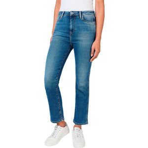 Pepe Jeans Dion 7/8 Jeans Refurbished Blauw 24 Vrouw
