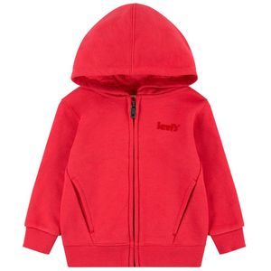 Levi´s ® Kids Logo Full Zip Sweatshirt Rood 18 Months Jongen