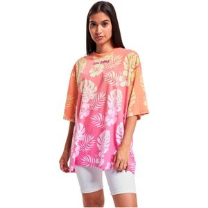 Just Rhyse Holidays 3/4 Sleeve T-shirt Roze S Vrouw