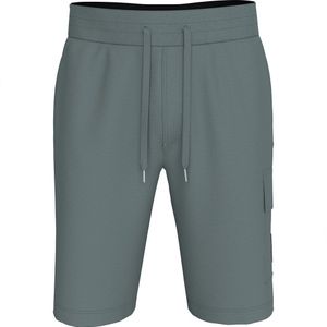 Calvin Klein Jeans Monologo Badge Sweat Shorts Groen XL Man