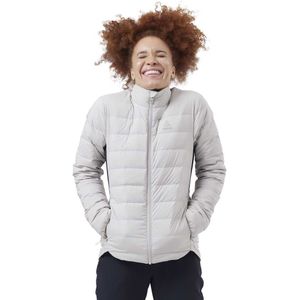 Jas Odlo Women Jacket Insulated Ascent N-Thermic Hybrid Silver Cloud