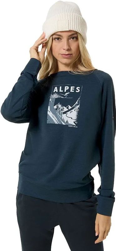 Super.natural - W ALPES BRUSH LS - T-shirt - Lange Mouwen
