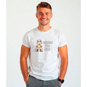 Kruskis Born To Ski Eco T-shirt Met Korte Mouwen