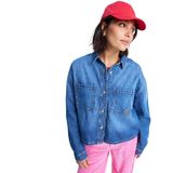 Roxy - Another Reflect - Denim Overhemd - Licht Denim - Lange Mouwen - Casual Knoopsluiting