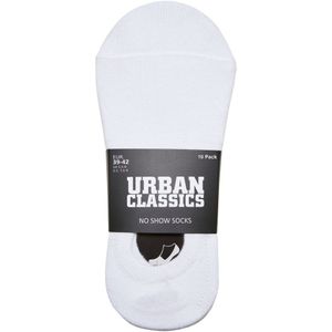 Urban Classics No Show Short Socks 10 Pairs Wit EU 43-46 Vrouw