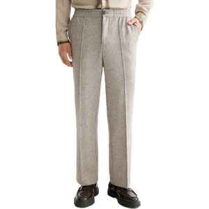 Scotch & Soda Tailored Melange Relaxed Straight Fit Jogger Broek