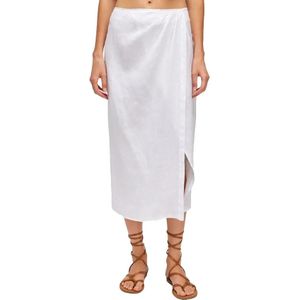 Sundek Long Linen With Front Opening Lange Rok