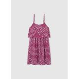 Jerseyjurk - Roze - Viscose - Ronde Halslijn met Ruches