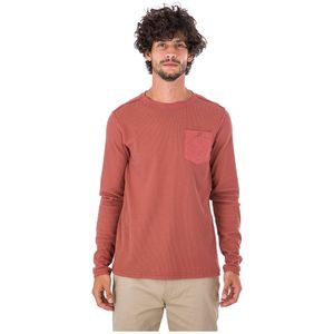 Hurley Felton Thermal Sweatshirt Oranje L Man