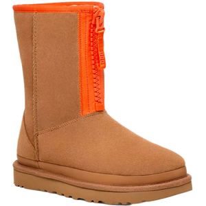 Ugg - Classic Short Zipper Tape Logo - Kuitlaarzen