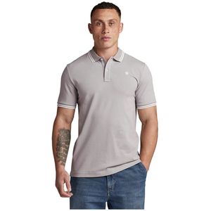 G-Star RAW Slim Fit Polo Dunda met Logo Lichtgrijs