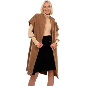SURI FREY - Lange Gilet SFY Freyday - Camel - Dames Vesten