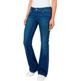 Pepe Jeansvoor vrouwen. PL204167GW1 Jean New Pimlico marine (24/32), Casual, Denim, Biologisch katoen, Duurzaam, Marineblauw