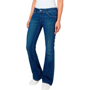 Pepe Jeansvoor vrouwen. PL204167GW1 Jean New Pimlico marine (24/32), Casual, Denim, Biologisch katoen, Duurzaam, Marineblauw