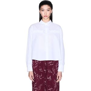 Armani Exchange - XW000668AF15983U0002 - Shirt - Wit - Lange Mouwen - Casual