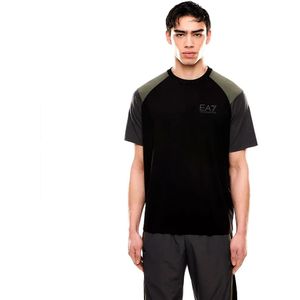 Ea7 Emporio Armani Train Athletic Colour Block 2 T-shirt Met Korte Mouwen
