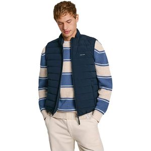 Pepe Jeansvoor mannen. PM403028 Vest Toby marine (L), Casual, Polyester, Marineblauw