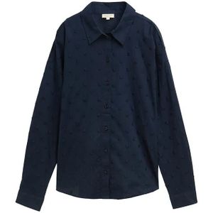 Tom Tailor Dot Structure Blouse Met Lange Mouwen