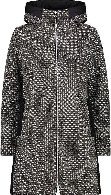 CMP - Vrouwen Fleece Hoodie Jas - Wooltech - Met Vaste Capuchon