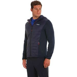 Slam Active Hood Hybrid Fleece Met Volledige Rits