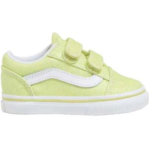 Vans - Old Skool V - Peuterschoenen - Zwart - Suède en Canvas