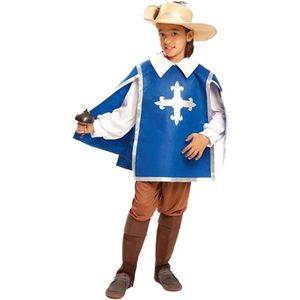 MOM - Musketier Junior Kostuum - Zwart - Polyester