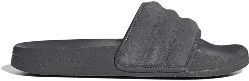 Adidas Adilette - Badslippers - Zwart - Leren Bovenwerk - Cloudfoam Tussenzool