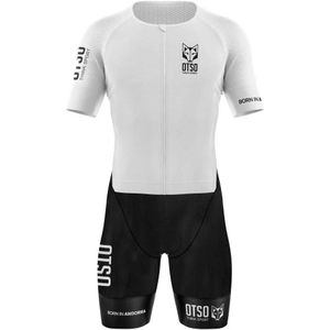 Otso Black & White Korte Mouw Triatlonpak Gerenoveerd