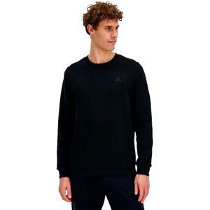 Le Coq Sportif - ESS Ton/Ton - Sweatshirt - Zwart - Lange Mouwen