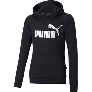 Puma Ess Logo Tr Hoodie Zwart 11-12 Years Meisje