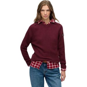 Superdry - Slouchy Gebreide Trui - Losse Pasvorm - Ronde Hals