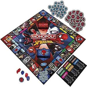 Hasbro Monopoly Spiderman Board Board Game Veelkleurig