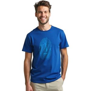 Kruskis Sailor Fingerprint T-shirt Met Korte Mouwen