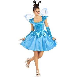 Viving Costumes Fairy Woman Custom Blauw XL