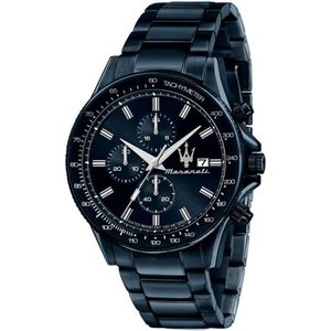 Maserati Sfida 44 Mm Watch Blauw