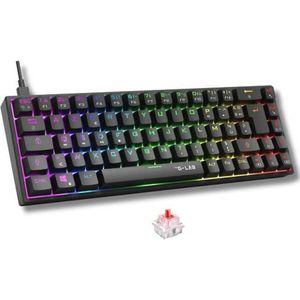 The G-Lab - Keyz Titanium - Gaming Toetsenbord - RGB - USB - Compact