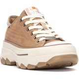 Refresh - 17307904-TAUPE - Casual Schoenen - Taupe - Veters - Hakhoogte 3 tot 5 cm
