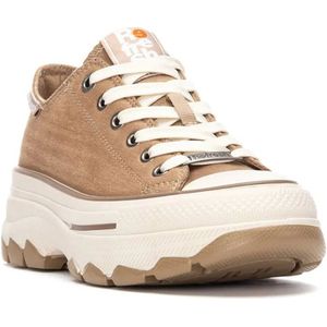 Refresh - 17307904-TAUPE - Casual Schoenen - Taupe - Veters - Hakhoogte 3 tot 5 cm