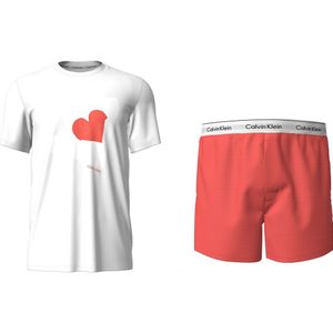 Calvin Klein Underwear Boxer Set Pyjama Rood XL Man