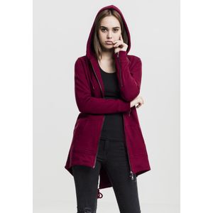 Urban Classics - Sweat Parka jas - L - Bordeaux rood/Rood