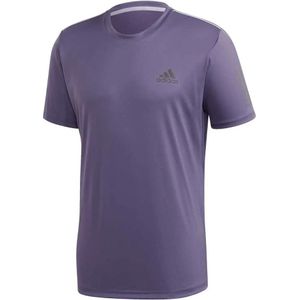 Adidas Club 3 Stripes T-shirt Met Korte Mouwen