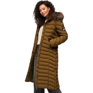 Superdry Fuji Faux Fur Longline Jas