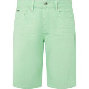 Pepe Jeans Relaxed Fit Denim Shorts Groen 33 Man