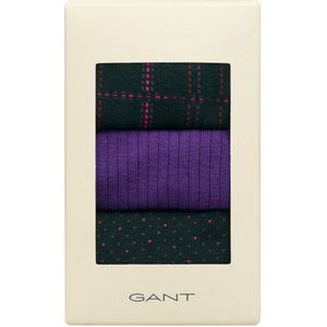 Gant Check Socks 3 Pairs Veelkleurig EU 43-45 Man