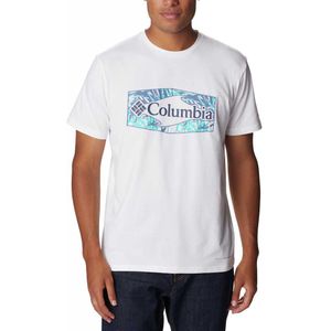 Columbia Sun Trek Graphic Short Sleeve T-shirt Wit XL Man