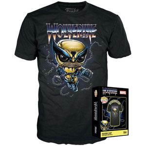 Funko Wolverine Marvel Short Sleeve T-shirt Zwart S