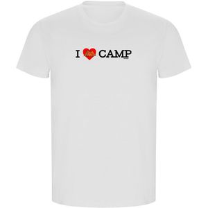 Kruskis I Love Camp Eco Short Sleeve T-shirt Wit 2XL Man