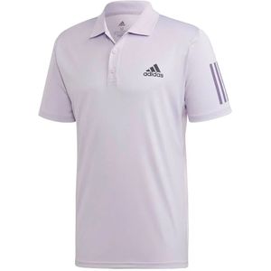 Adidas Club 3 Stripes Korte Mouw Poloshirt