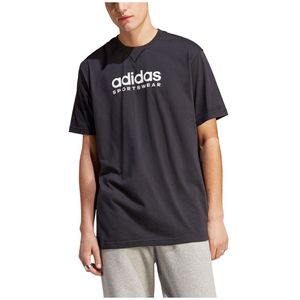 Adidas All Szn Short Sleeve T-shirt Zwart 2XL / Regular Man
